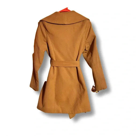 SOLD — Caramel Trench Coat - Picture 2 of 6